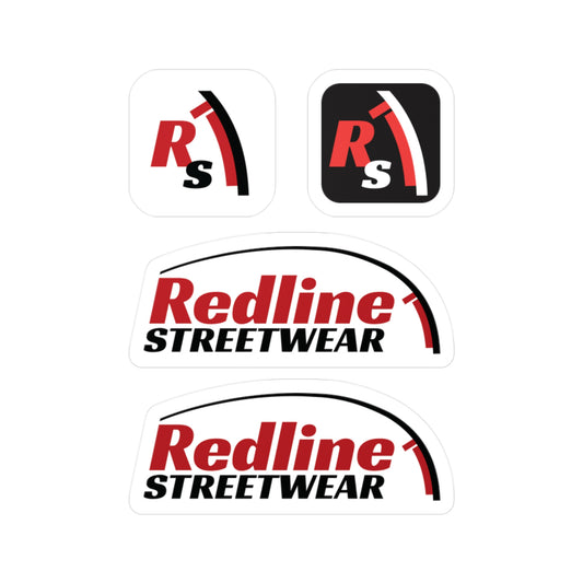 Redline Streetwear Brand Sticker Pack